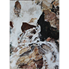 "Turbulent Waters of the Tarap Khola"	2016 70 x 100 cm, Mixed media on cotton