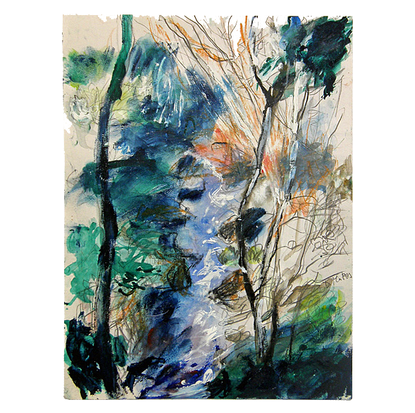 At the Bagmati River
2008
22 x 30 cm, Watercolour