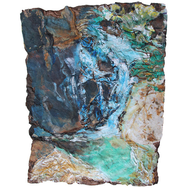 Frozen World II
2011 
70 x 100 cm, mixed media on cotton