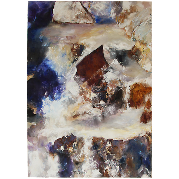 Frozen World II
2011 
70 x 100 cm, mixed media on cotton